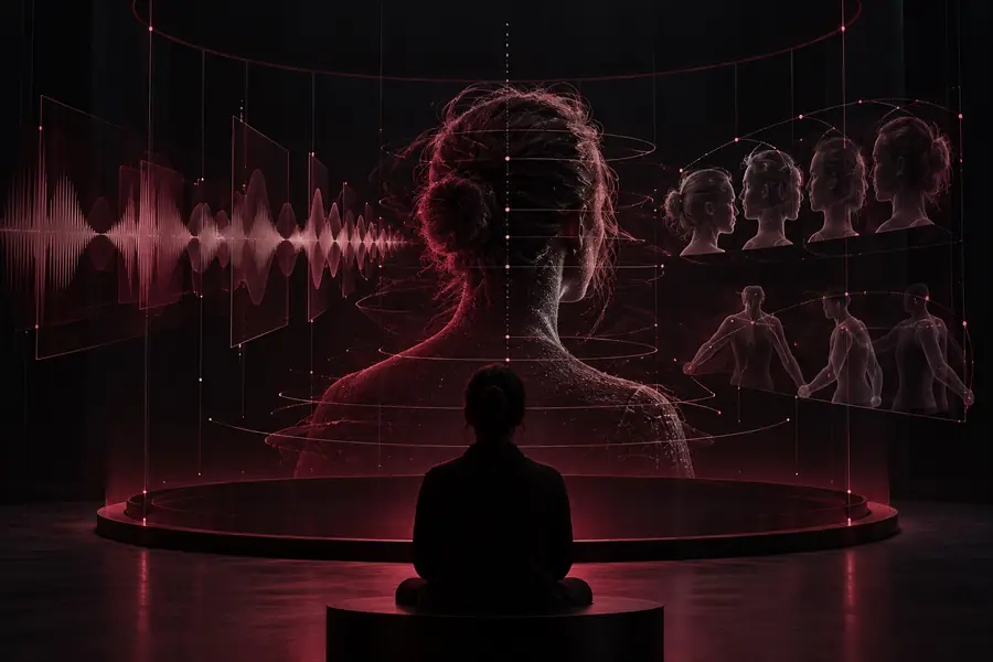 Animated portrait with synchronized speaking motion
